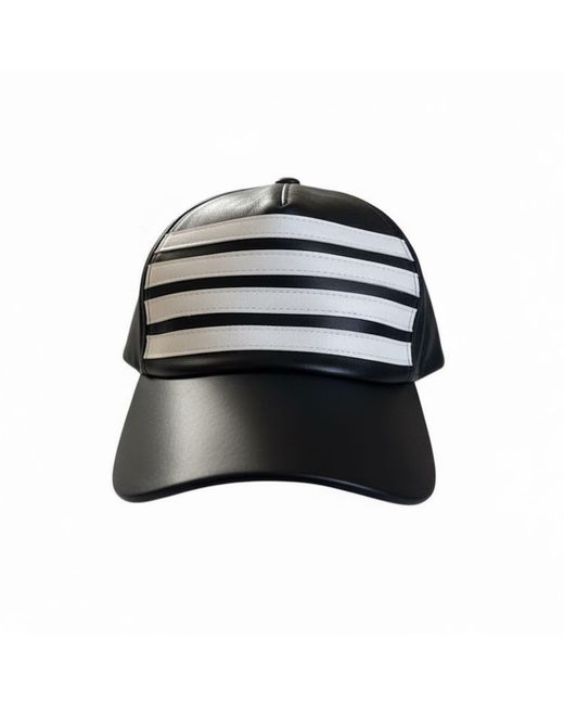 Ruko B Black Lambskin Hat for men