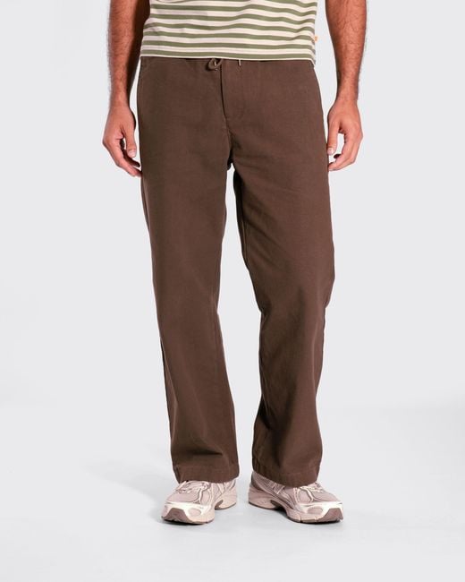 Far Afield Brown House Trouser for men