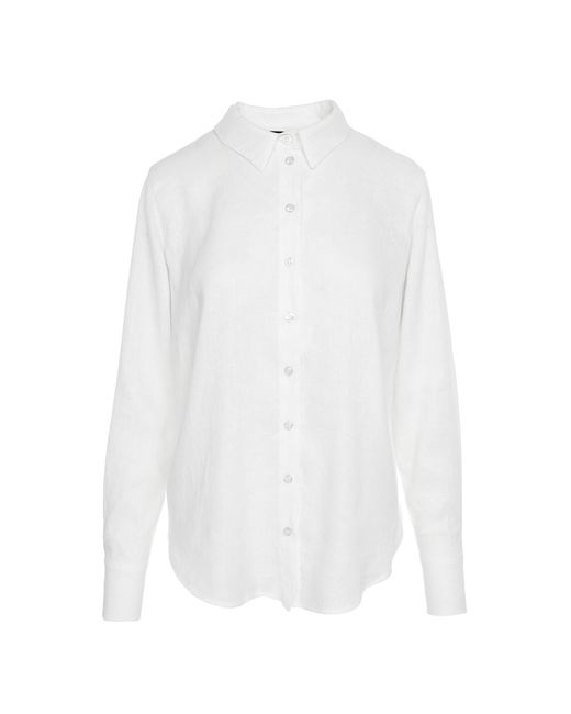 Framboise Linen Lilou Linnen White Shirt | Lyst UK