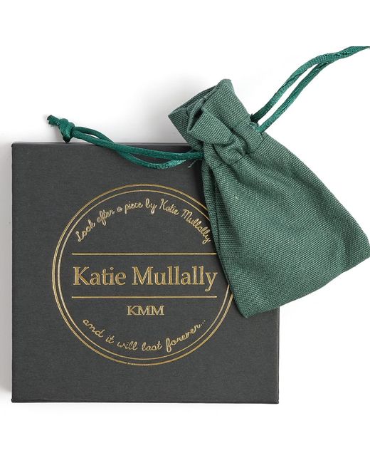 Katie Mullally Metallic Shamrock Charm Necklace