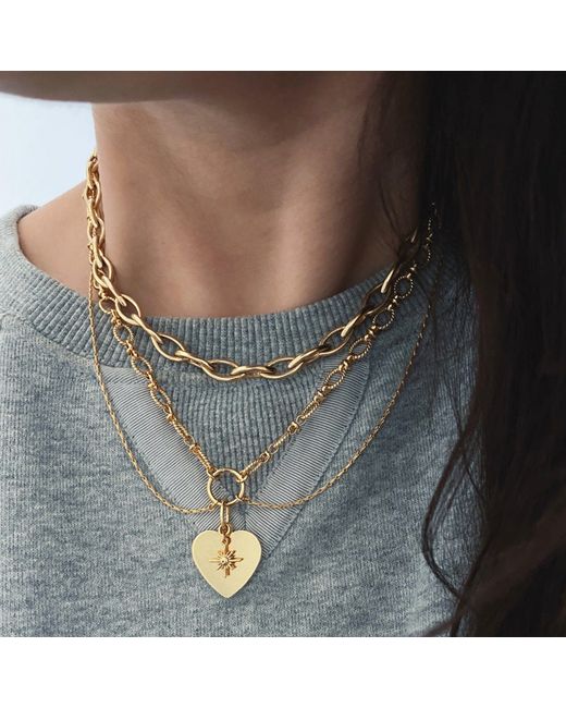 IN CAUDA VENENUM Metallic Tara Necklace