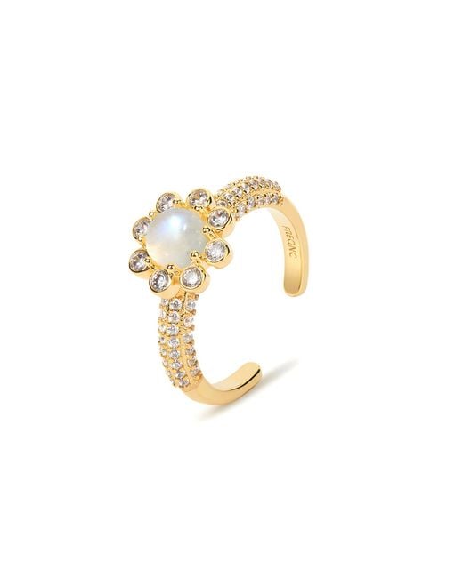 Freqnc Atelier Metallic Eight Petals Ring