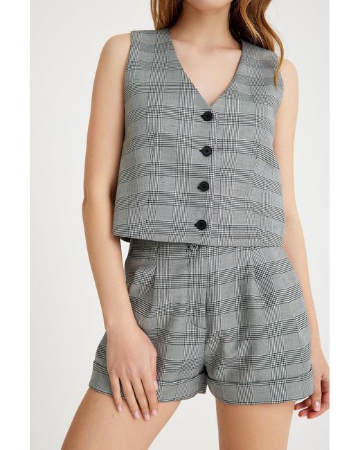 Growny Gray Suzie Short