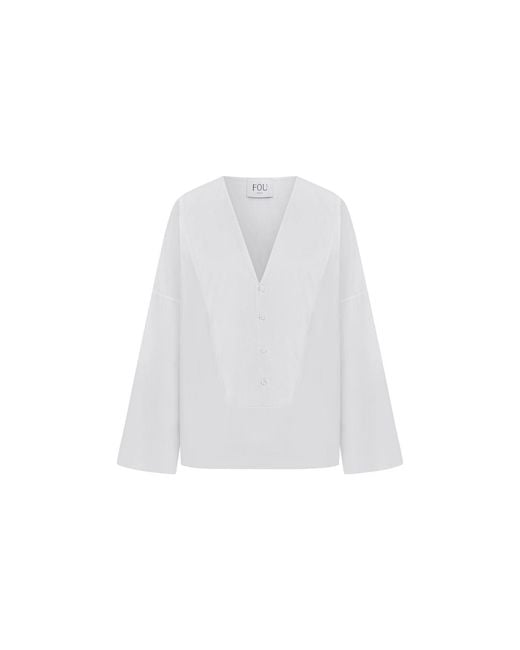 Fob Paris White Claudia Shirt