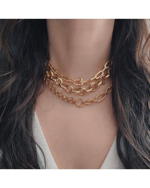 IN CAUDA VENENUM Metallic Aurae Necklace