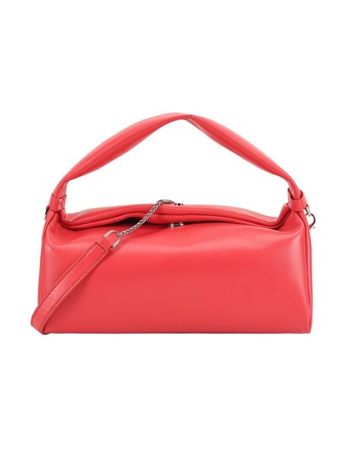 Paul Costelloe Red Molly Leather Crossbody Bag