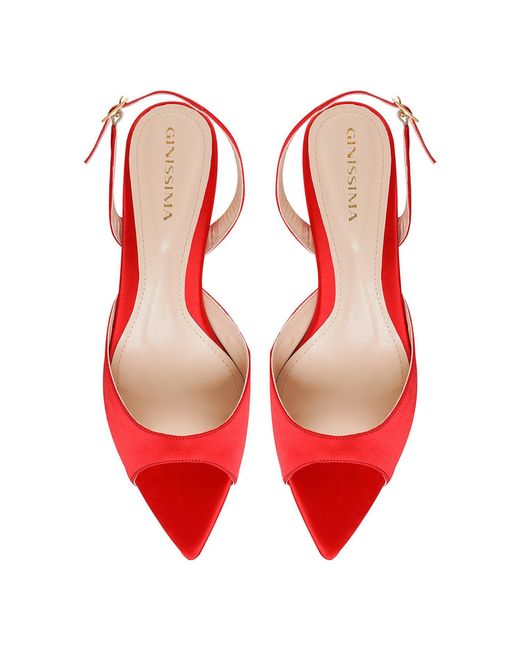Ginissima Red Vicky Sandals
