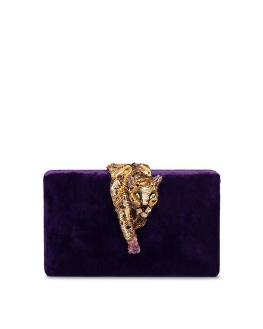 Simitri Purple Royal Raaka Clutch