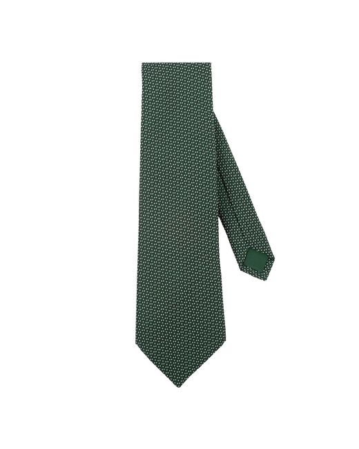 LE COLONEL Green Milano Silk Classic Tie for men