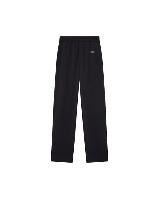 Storm Black Essential Side Slit Sweatpants Midnight