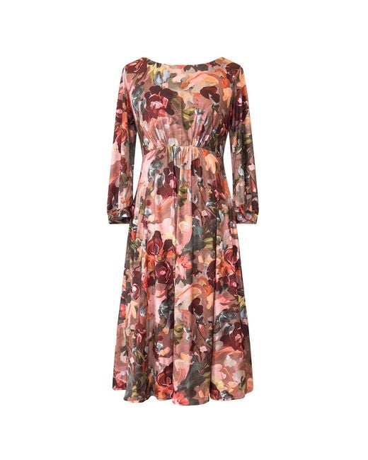 Alie Street London Red Charlie Midi Dress