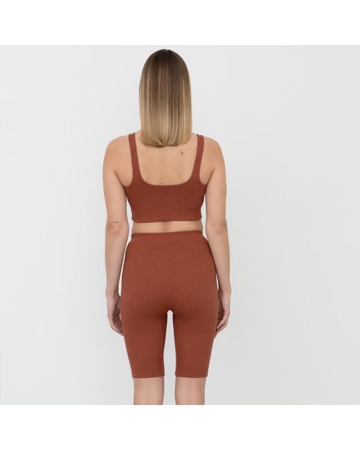 The Koozy Red Charlotte High Waist Shorts