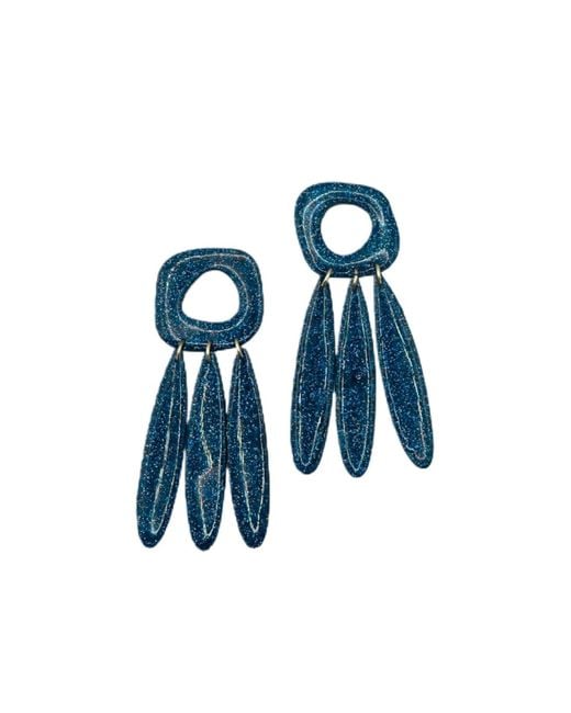 Babaloo Blue Celestial Earrings