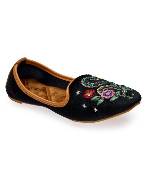 Fuchsia Shoes Black Viper Velvet
