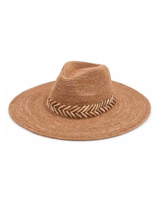 Shaded the Label Brown Neutrals Willowmere Natural Straw Fedora Hat