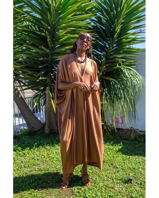 Jennafer Grace Brown Honey Slink Caftan