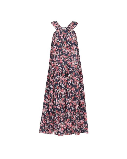 Em & Shi Purple Midnight Love Tiered Dress