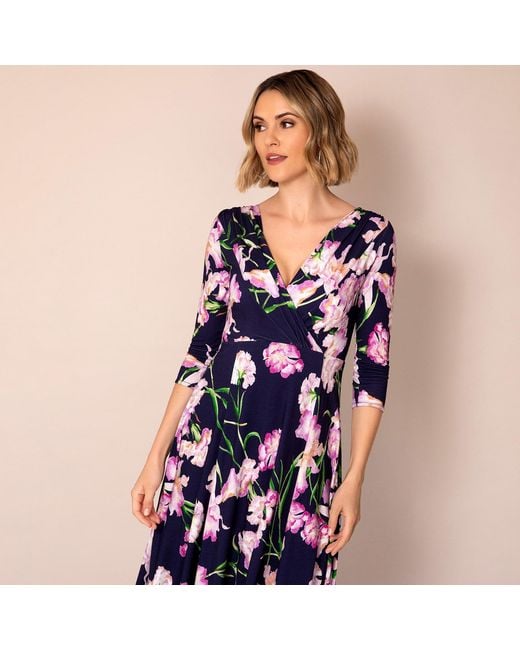 Alie Street London Blue Annie Dress Midnight Blossom