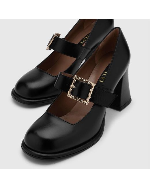 Ilvi Black Beso Leather Pump
