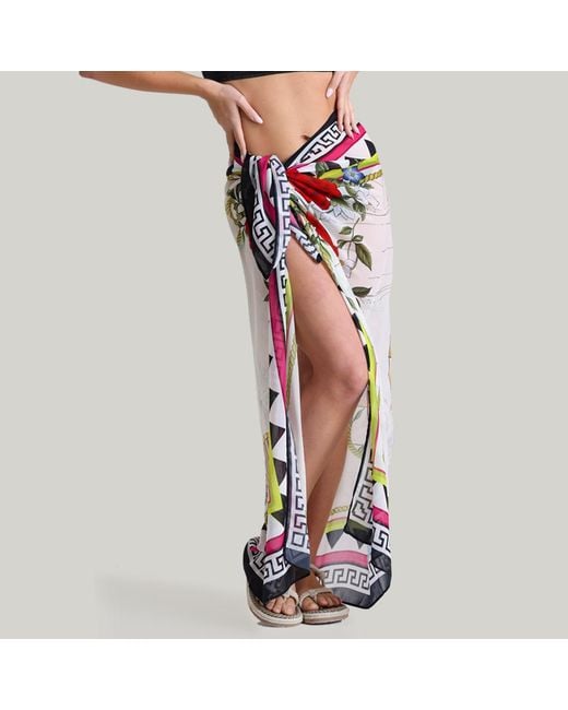 LOVEIST STORE Natural Assorti Graphic Print Sarong Pareo