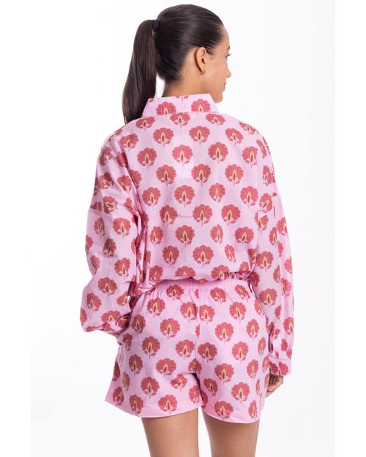 Bindu Pink Robi Blouse