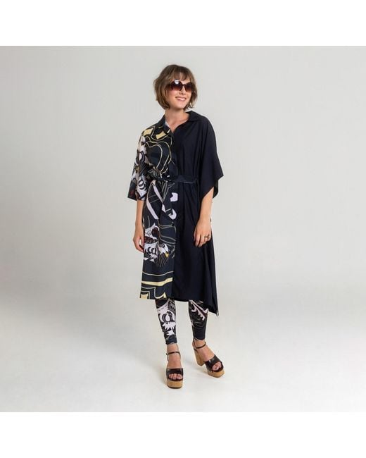 ARTISTA Blue Bath Printed Leggings