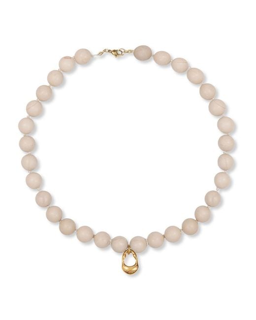 A Weathered Penny Metallic Neutrals Sanna Necklace