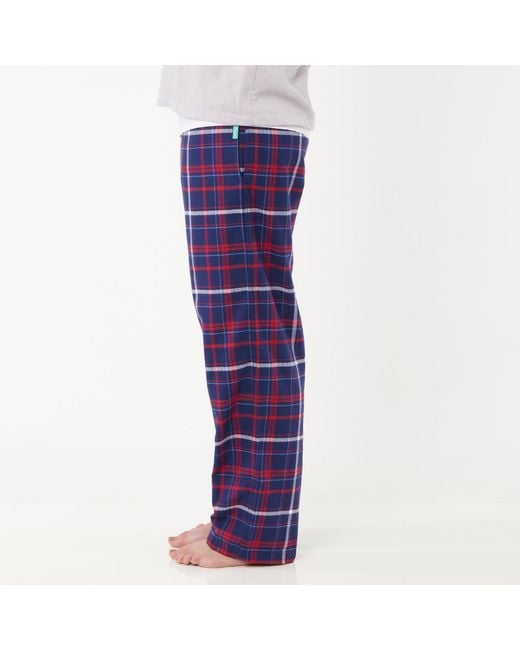 Lounge Blue Soft, Breathable Organic Brushed Cotton Loungewear Trousers