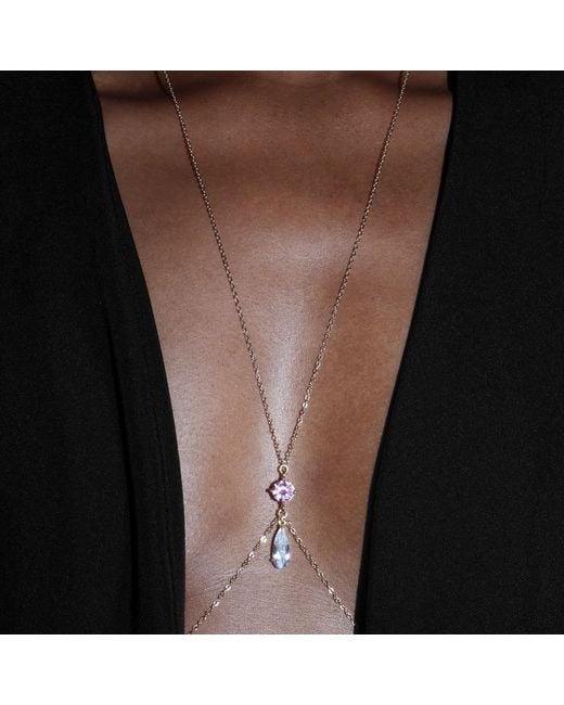 Studio Baloge Metallic Lumina Mini Body Chain