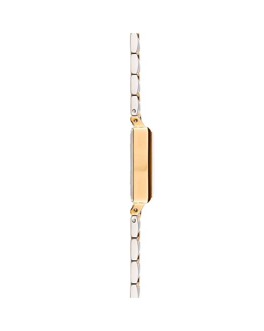 Bermuda Watch Company Metallic Quaintrelle Square Gold Silver Link 22 24mm