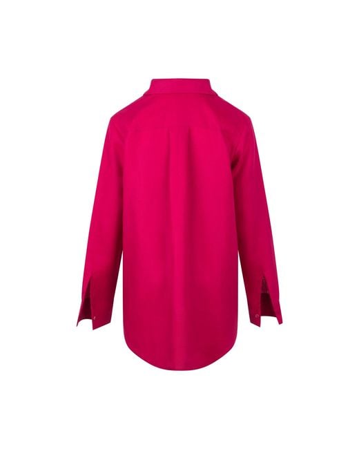 Gunda Hafner Ltd Pink Linen Safari Shirt
