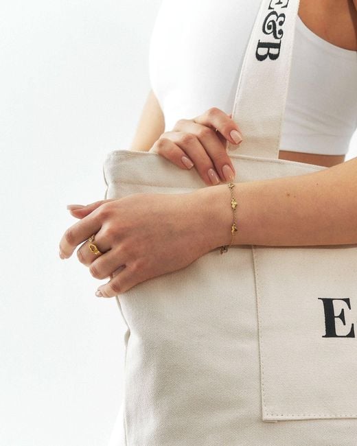 Elk & Bloom Natural Large Chunky Everyday Neutral Tote Bag
