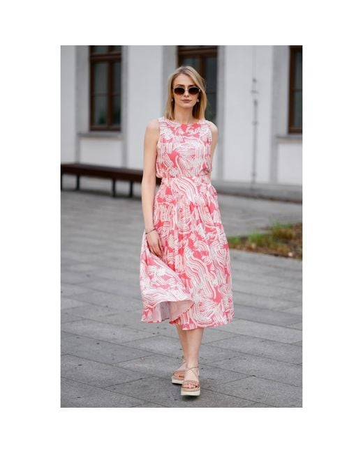 Oh!Zuza Pink Neutrals Wide-Strap Top & Midi Skirt Set