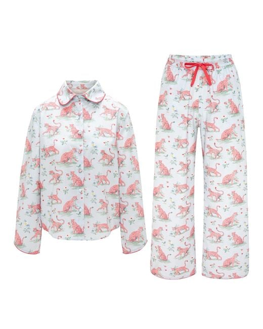 Love Letters X White Layla Long Pj Set