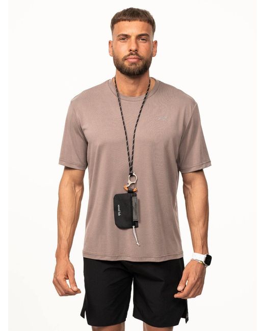 Saved Lab Black Lanyard Wallet for men