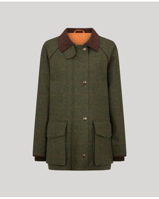 Really Wild Clothing Green The Highlander Tweed Field Coat