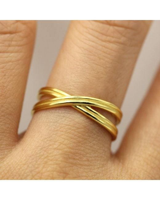 VicStoneNYC Fine Jewelry Yellow The Timeless Möbius Strip Ring