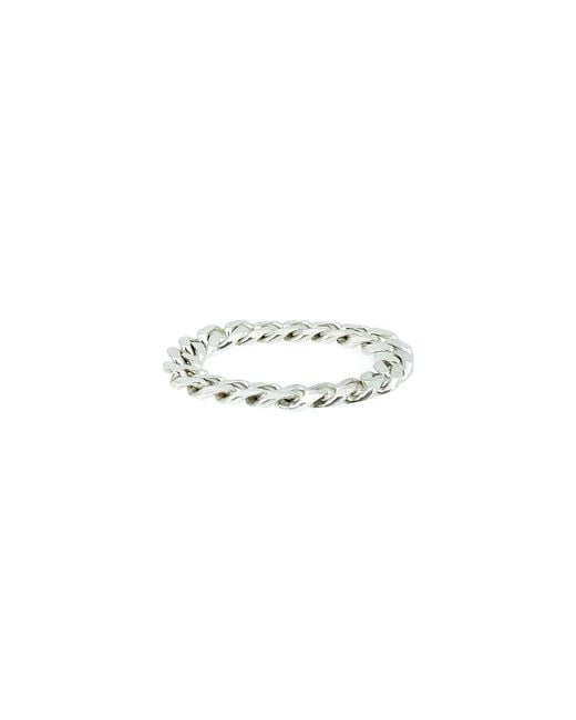 Karen Kriegel Metallic Curb Chain Ring