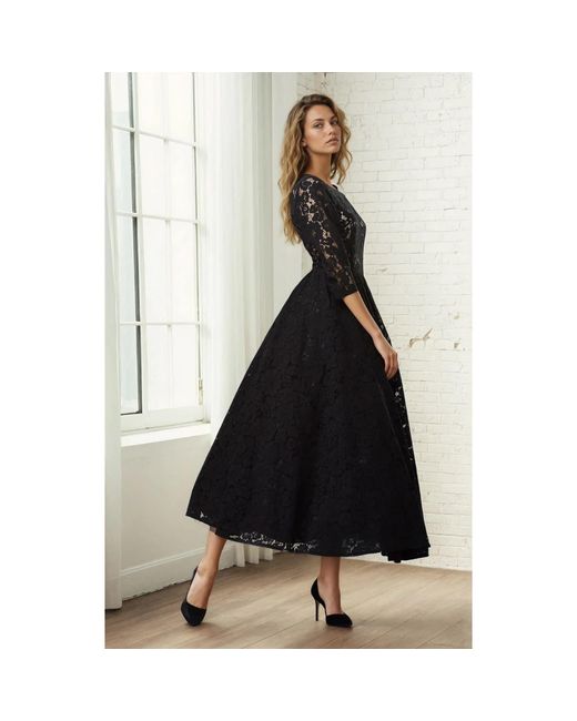 MATSOUR'I Black Lace Dress Viktoria
