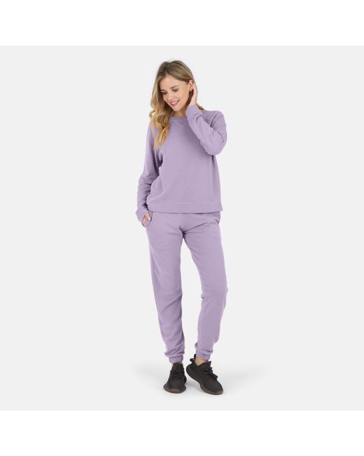 Lezat Purple Melody Everyday Natural Pullover Sweatshirt