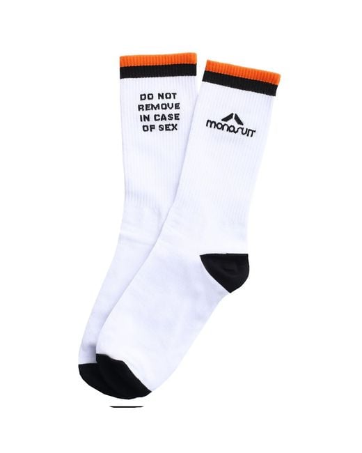 Monosuit White Sacks Socks Cotton Size 39-41