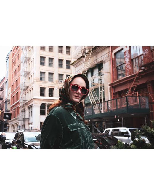 Jessie Zhao New York Green Double Sided Silk Scarf Of Wonderland