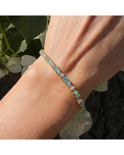 Native Gem Metallic Vienna Mini Opal Bracelet