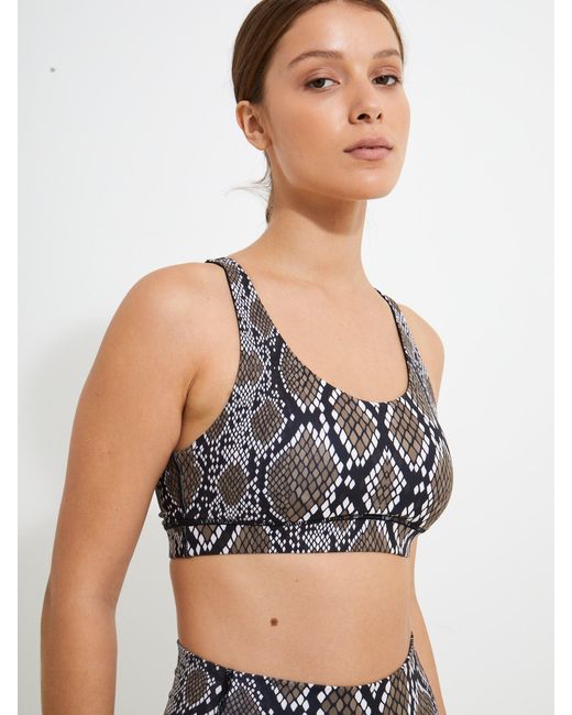 Lula-Ru Black Neutrals Sports Bra