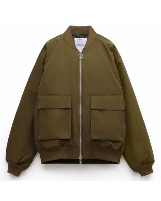 Embassy of Bricks and Logs Green Mapes Bomber for men