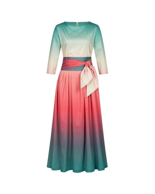 Marianna Déri Multicolor Gradient Maxi Dress