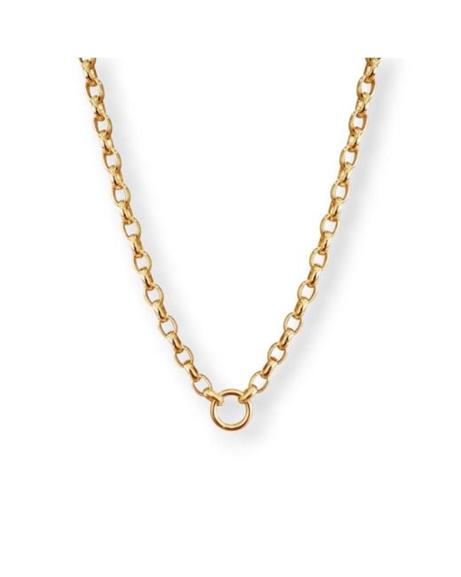 Alexie of Athens Metallic Gaia Charm Chain Necklace