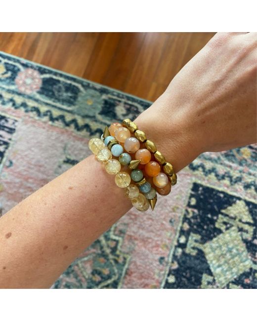 Rachel Nathan Metallic Remix: Citrine Bracelet