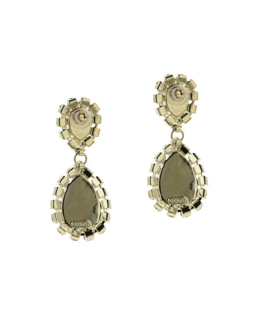 Otazu Brown Amethyst Sunset Earrings