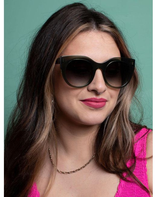 ZOË DE PASS EYEWEAR Green Lily Forest